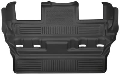 Husky Liners - Husky Liner Weatherbeater 3rd Row Floor Liners-Black Suburban/Yukon XL 19301