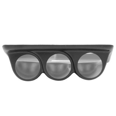 AutoMeter - AutoMeter 15018 Triple Console Pod Mount Black 2-1/16"