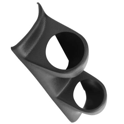 AutoMeter - AutoMeter 20100 Dual Pillar Pod Mount Black 2-1/16"
