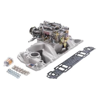 Edelbrock - Edelbrock 2020 Single-Quad Manifold & Carb Kit