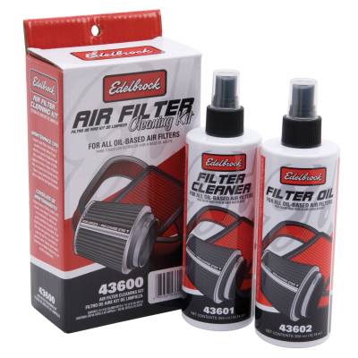 Edelbrock - Edelbrock 43600 Pro-Charge  Air Filter Cleaning Kit