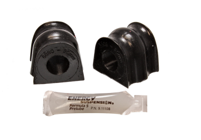 Energy Suspension - Energy Suspension 19.5101G Sway Bar Bushing Set Front Polyurethane Black