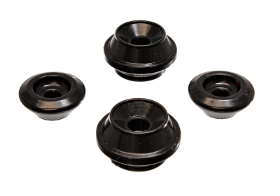 Energy Suspension - Energy Suspension 15.8101G Strut Tower Bushing Set Rear Polyurethane Black