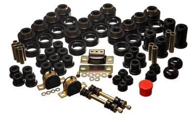 Energy Suspension - Energy Suspension 3.18126G Hyper-Flex Master Bushing Kit Black