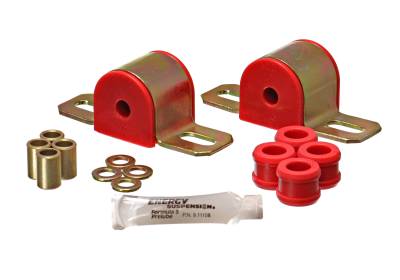Energy Suspension - Energy Suspension 3.5153R Sway Bar Bushing Set Rear Polyurethane Red