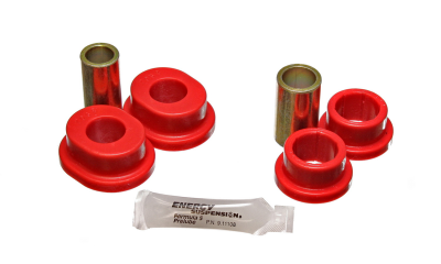 Energy Suspension - Energy Suspension 4.7116R Track Arm Bushing Set Rear Polyurethane Red