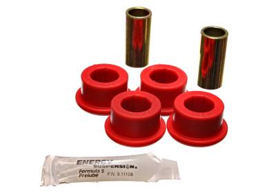 Energy Suspension - Energy Suspension 4.7121R Track Arm Bushing Set Rear Polyurethane Red