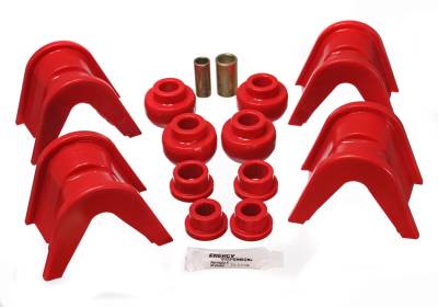 Energy Suspension - Energy Suspension 4.7104R Bushing Kit Polyurethane Red
