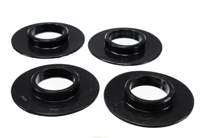 Energy Suspension - Energy Suspension 5.6110G Coil Spring Isolator Set Rear Polyurethane Black