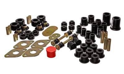 Energy Suspension - Energy Suspension 8.18101G Hyper-Flex Master Bushing Kit Black