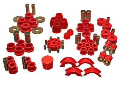 Energy Suspension - Energy Suspension 7.18101R Hyper-Flex Master Bushing Kit Red