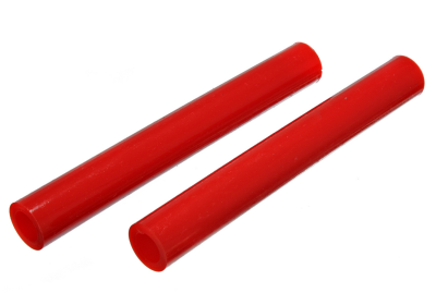 Energy Suspension - Energy Suspension 9.6112R Coil Spring Isolator Set Rear Polyurethane Red
