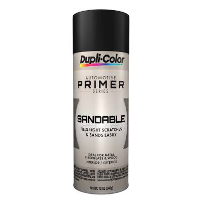 Duplicolor Paint - Dupli-Color Paint DAP1698 Hot Rod Black Sandable Primer 12oz Aerosol Spray Paint
