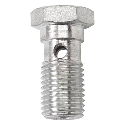 Russell - Russell 640650 Adapter Fitting Banjo Bolt 3/8" -24 Zinc