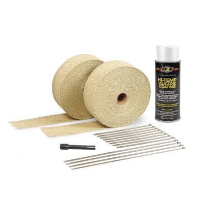 Design Engineering - Design Engineering 10111 Exhaust Wrap Kit White HT Silicone Tan