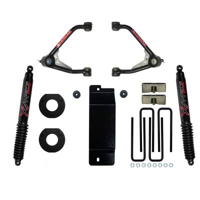 Skyjacker - Skyjacker C14350PAB 3.5-4" Upper Control Arm Kit for 14-16 Sierra/Silverado 1500