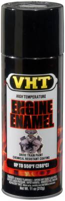 VHT - VHT SP124 High-Temperature Engine Enamel Gloss Black 11oz Aerosol Spray Can