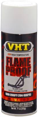 VHT - VHT SP118 FlameProof Coating Flat White Primer Can 11oz