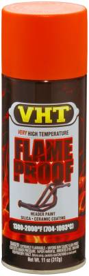 VHT - VHT SP114 Flat Gray FlameProof Header Paint Silica Ceramic Coating 11oz