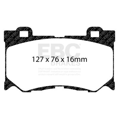 EBC Brakes - EBC Brakes S4KF1296 S4 Kits Redstuff & USR Rotor