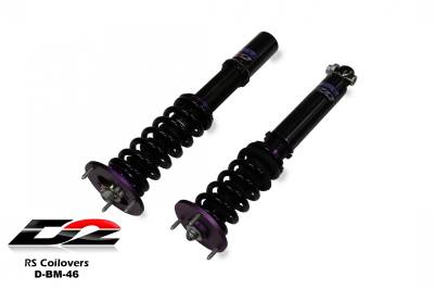 D2 Racing - D2 Racing D-BM-46 RS Coilovers 96-03 BMW 525i 96-03 BMW 528i 96-03 BMW 530i 96-0