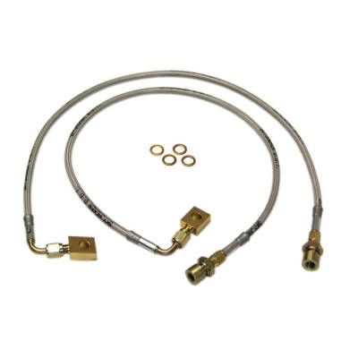 Skyjacker - Skyjacker FBL92 SS 4-8" Lift Front Brake Line Pair for 00-05 Ford Excursion 4WD