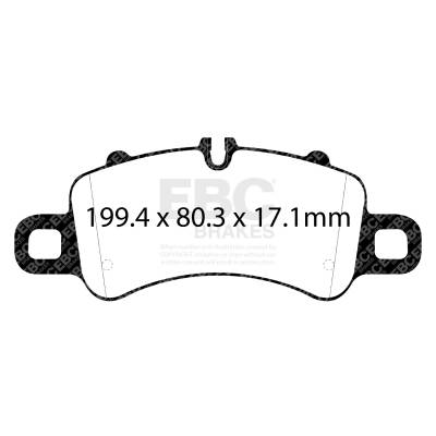 EBC Brakes - EBC Brakes DP42307R Yellowstuff Street & Track Brake Pads