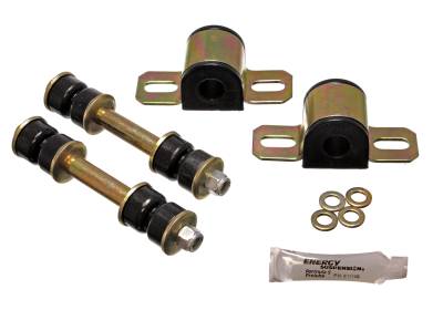 Energy Suspension - Energy Suspension 3.5161G Sway Bar Bushing Set Rear Polyurethane Black