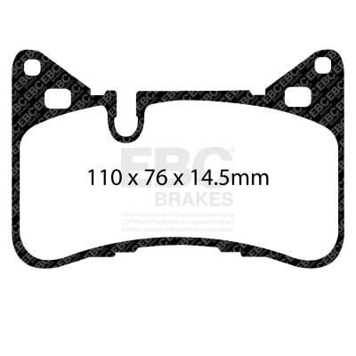 EBC Brakes - EBC Brakes DP32117C Redstuff Ceramic Low Dust Brake Pads