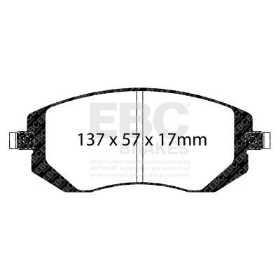 EBC Brakes - EBC Brakes S4KF1230 S4 Kits Redstuff & USR Rotor