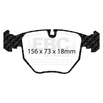 EBC Brakes - EBC Brakes DP41036R Yellowstuff Street & Track Brake Pads