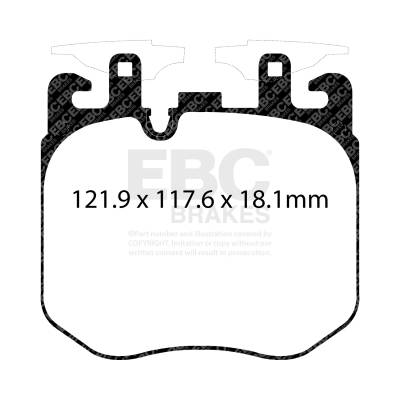 EBC Brakes - EBC Brakes DP42304R Yellowstuff Street & Track Brake Pads