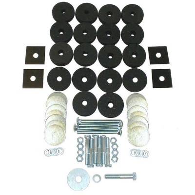 Omix - Omix-Ada 12201.01 Body Tub Mounting Kit for Willys & Jeep Models