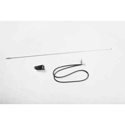 Omix - Omix-Ada 17214.01 Chrome Antenna Kit for Jeep CJ & Wrangler