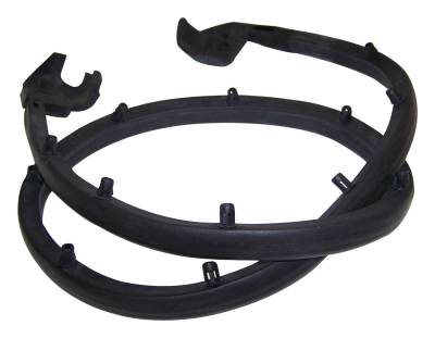 Crown Automotive Jeep Replacement - Crown Automotive 55009829 Weatherstrip Half Door for Wrangler YJ