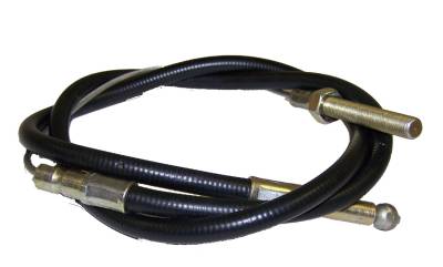 Crown Automotive Jeep Replacement - Crown Automotive J0646142 Parking Brake Cable for CJ-2A CJ-3A CJ-3B
