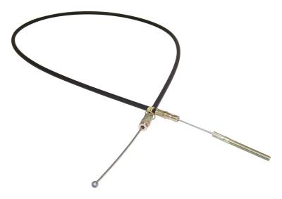 Crown Automotive Jeep Replacement - Crown Automotive J0906750 Parking Brake Cable for CJ-3B CJ3 CJ5 CJ5A CJ6 CJ6A