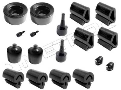 Metro Moulded Parts - Metro Moulded SBK 2322 Snap In Hood Stop Bumper Kit