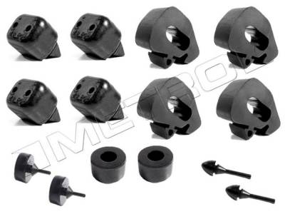 Metro Moulded Parts - Metro Moulded SBK 203 Snap In Hood Stop Bumper Kit