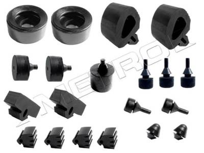 Metro Moulded Parts - Metro Moulded SBK 2324 Snap In Hood Stop Bumper Kit