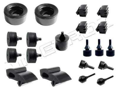 Metro Moulded Parts - Metro Moulded SBK 2326 Snap In Hood Stop Bumper Kit