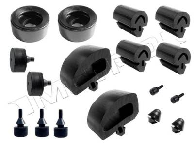 Metro Moulded Parts - Metro Moulded SBK 2331 Snap In Hood Stop Bumper Kit