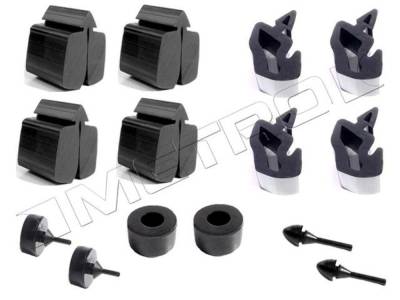 Metro Moulded Parts - Metro Moulded SBK 201 Snap In Hood Stop Bumper Kit