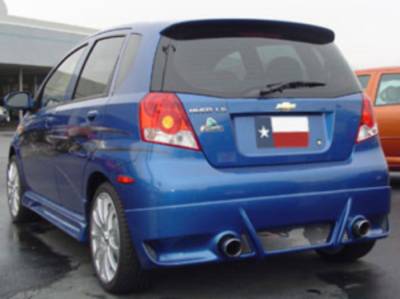 Dallas Automotive Restyling - DAR FG-169 Chevrolet Aveo Roof Mount Rear Spoiler Unpainted