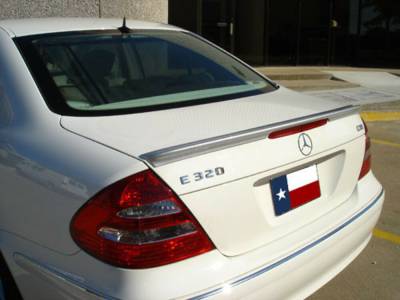 Dallas Automotive Restyling - DAR FG-076 Mercedes E Class Lip Mount Rear Spoiler Unpainted