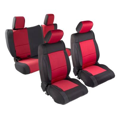 Smittybilt - Smittybilt 471730 Neoprene Seat Cover Red for 08-12 Jeep Wrangler JK