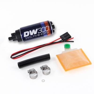 DeatschWerks - DeatschWerks 9-301-1000 DW300 Series 320lph In-Tank Fuel Pump Univ Install Kit