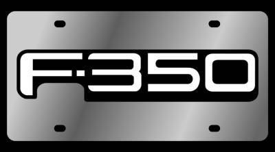 Eurosport Daytona - Eurosport Daytona 1544-1 Stainless License Plate F350 Logo