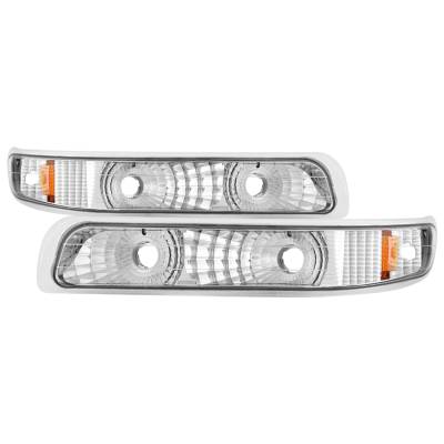 Spyder Auto - xTune Auto 5064295 Chrome/Clear Front Bumper Lights