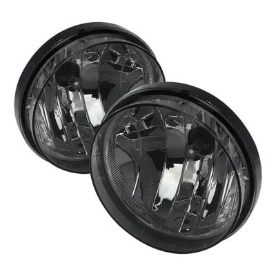 Spyder Auto - Spyder Auto 5043269 Halo Fog Lights Black/Smoke 07-13 Sierra 1500/2500HD/3500HD